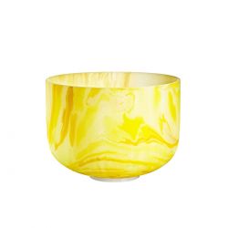 SONIC ENERGY 10 MARBLE CRYSTAL SING.BOWL, YELLOW, MCSB10E