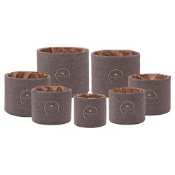 SONIC ENERGY CSBPSSET2 CRYSTAL SINGING BOWL SLEEVE SET, BROWN