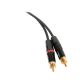 OQAN CABLE SEÑAL QABLP 2RCA - 1,5 - 2RCA YG BK