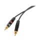OQAN CABLE SEÑAL QABLP 2RCA - 1,5 - 2RCA YG BK