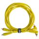 UDG GEAR U97005YL UL AUDIO CABLE RCA STRAIGHT-RCA ANGLED