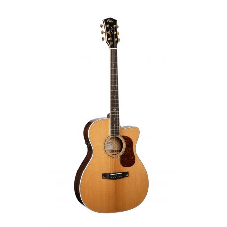 CORT GUIT ACUST GOLD-OC8 NAT WCASE