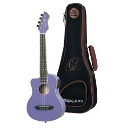 ORTEGA HORIZON SER.UKELELE,TEN,VIOLET,LEFTY RUHZT-CE-VP-L