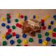 NINO PERCUSSION WOOD FROG GÜIRO, LARGE, NATURAL NINO515NT