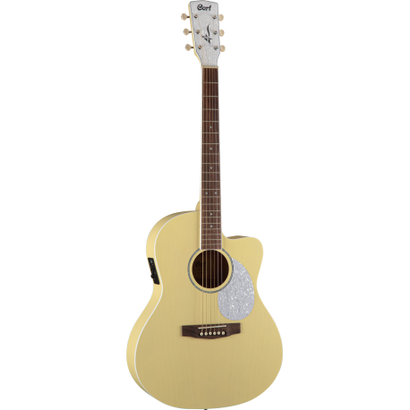 CORT GUIT ACUST JADE CLASSIC PYOP PASTEL YELLOW OP