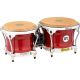MEINL FWB400CR 7 & 8 12 WOOD BONGO, CHERRY RED