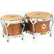 MEINL WB500ZFA-M 7 & 9 WOOD BONGO, ZEBRA FINISHED A