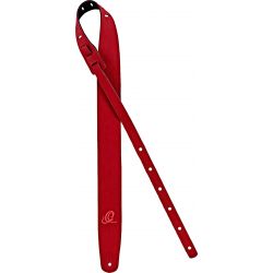 ORTEGA OSVG-RD RED VEGAN GUITAR STRAP