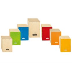 NINO PERCUSSION CLASSROOM CAJON GROUP RHYTHM SET, 7 UD NINOSET950