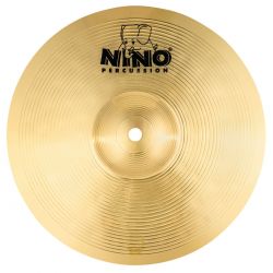 NINO PERCUSSION 10 BRASS CYMBAL, SINGLE, INCL. STRAP NINO-BR254