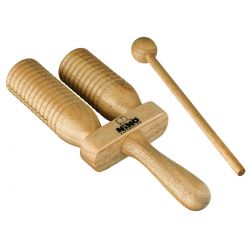 NINO PERCUSSION WOOD A-GO-GO, 2 ROWS NINO590