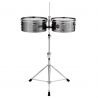 MEINL DC1415  1415 DIEGO CAMACHO TIMBALES, BLACK DIAM.