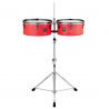 MEINL MR1415  1415 MANOLITO RODRIGUEZ SIGN.TIMBALES,RED