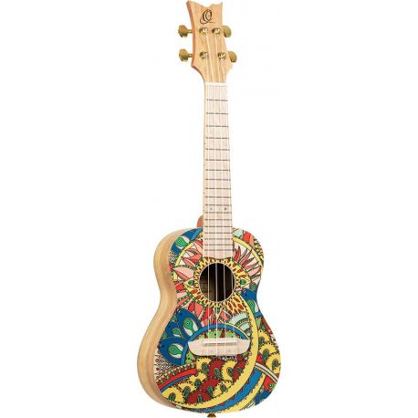 ORTEGA ART S. AC CONCERT UKELELE SPRUCECATALPA INDIA