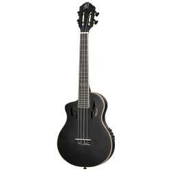 ORTEGA RTPS-U-SBK-L TOURPLAYER, TENOR, MATTE BLACK, LEFTY