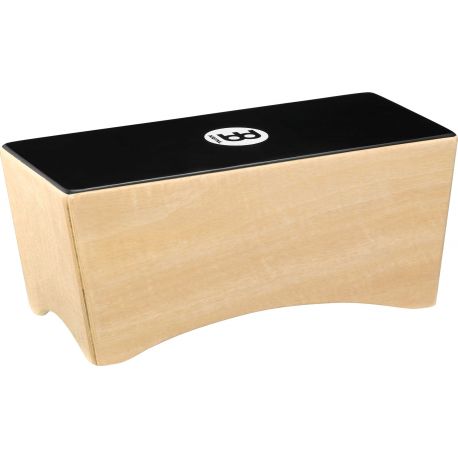 MEINL BCA2NTEBK-M SNARE BONGO CAJON, EBONY BLACK PLAYIN