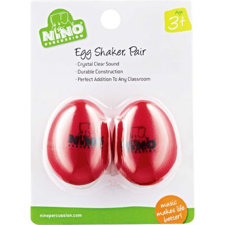 NINO PERCUSSION EGG SHAKER ROJO NINO540R-2