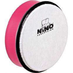 NINO PERCUSSION PANDERO PLASTICO 6 ROSA NINO4SP
