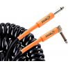 ORTEGA ORCCI-30BK COILED CABLE STRAIGHTANGLE BLACK