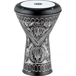 MEINL HE-2018 SOPRANO ALUMINUM DOUMBEK, HAND-ENGRAVED