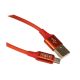 OQAN CABLE MICRO USB ROJO