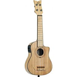 ORTEGA BAMBOO S. AC-ELECTRIC SOPRANO UKELELE SOLID BAMBOO