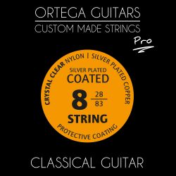 ORTEGA CLAS. 8 PRO STRINGS CRYSTAL NORMAL NYP8
