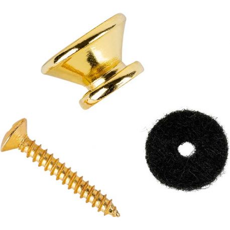 ORTEGA STRAP PIN PAIR GOLD