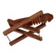 ORTEGA WOODEN FOOT REST, DARK BROWN OWFS-1DB