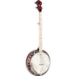ORTEGA OBJE400TFR 5STR BANJO TRANS FADE RED