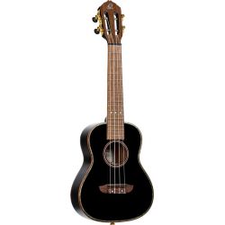 ORTEGA ONYX S. AC CONCERT UKELELE SPRUCEMAHOGANY BLACK
