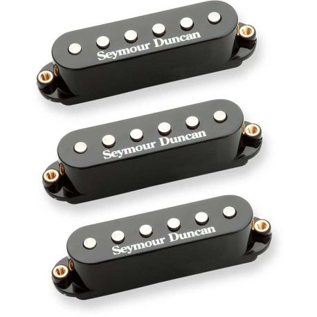 SEYMOUR DUNCAN SET STK-S4 BLACK COVER  CLASSIC STACK PLUS SET