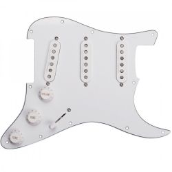 SEYMOUR DUNCAN CLASSIC LOADED PICKGRD ASSY CLASSIC WHITE
