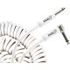 ORTEGA ORCCI-30WH COILED CABLE STRAIGHTANGLE WHITE