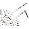 ORTEGA ORCCI-30WH COILED CABLE STRAIGHTANGLE WHITE