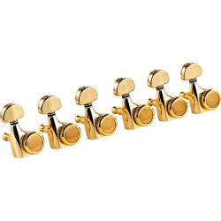 ORTEGA OTMLOCK6L-GO GUIT. LOCKING MACH. 6 IN LINE GOLD