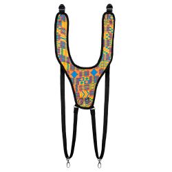 MEINL MDJS1KQ DESIGNER DJEMBE STRAP, KENYAN QUILT