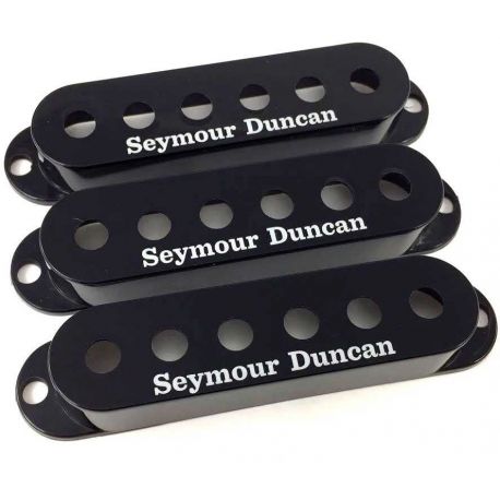 SEYMOUR DUNCAN S-COVER BLK (3) LOGO