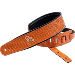 ORTEGA OSCU-6 GENUINE LEATHER STRAP ORANGE BRAID