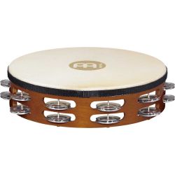 MEINL TAH2A-AB 2 ROWS, ALUMINUM JINGLES, AFRICAN BROWN
