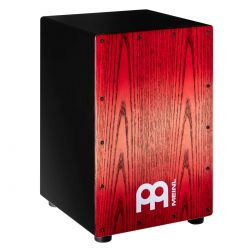 MEINL MCAJ100BK-TRF SNARE CAJON, TANGO RED FADE