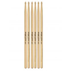 MEINL HICKORY STICKS, 5A, HEAVY DUTY, 3-PACK HS108-3