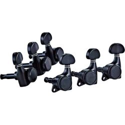 ORTEGA OTMLOCK33-GB GUIT. LOCKING MACH. 3+3, GLOSS BK