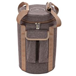 SONIC ENERGY CSCB6BR CRYSTAL SINGING CHALICE BAG 6, BROWN