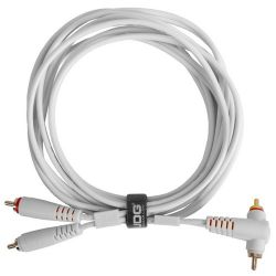 UDG GEAR U97005WH UL AUDIO CABLE RCA STRAIGHT-RCA ANGLED