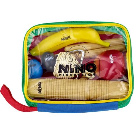 NINO PERCUSSION SET 8 INSTRUMENT. CON FUNDA NINOSET4