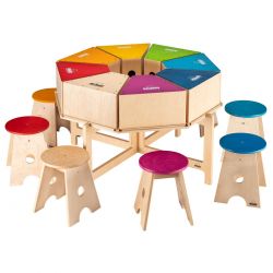 NINO PERCUSSION DELUXE CLASSROOM CAJON SET, 19 PCS. NINOSET954-2