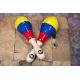 MEINL RAWHIDE MARACAS TRADITIONAL COLOMBIA MSM3CO