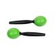 NINO PERCUSSION MOLDED ABS MARACAS, PAIR, GRASS GREEN NINO575GG