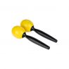 NINO PERCUSSION MOLDED ABS MARACAS, PAIR, YELLOW NINO575Y